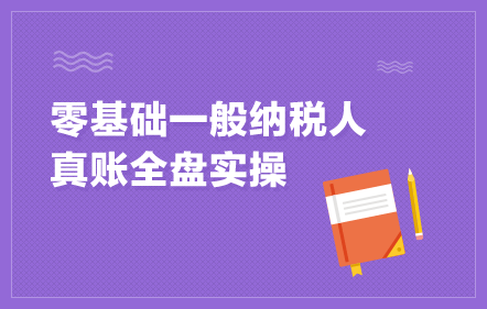 零基礎一般納稅人真賬全盤實操